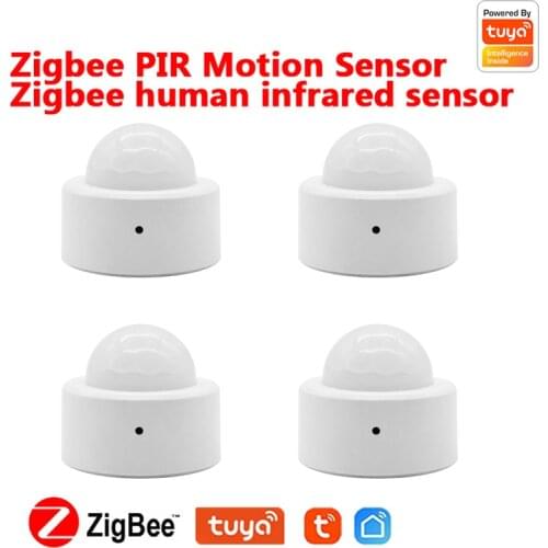 Tuya Motion Sensor Smart Human Body Sensor Body Movement Wireless Zigbee Wifi Gateway Hub Built-in Battery Passive Infrared