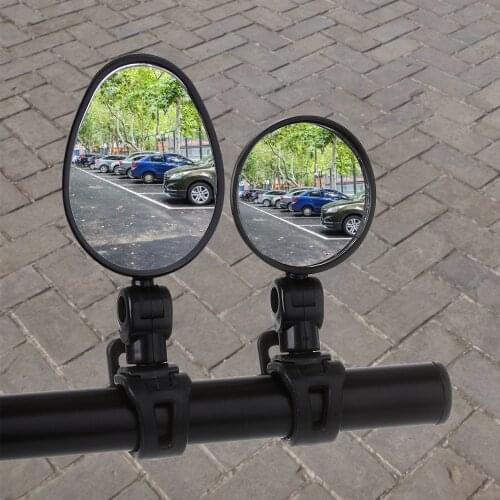 1Pc Black Bicycle Mirror Universal Handlebar Rearview Mirror 360 Degree Rotate For Bike MTB Bicycle Cycling Accessories
