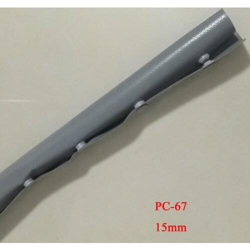 15mm Diameter Button Type VTM-0 Electric Wire Cable Protection Sleeves, length about 5 meters/lot