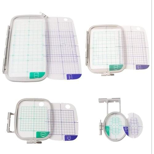 4 Pcs Embroidery Hoop SA442 SA443 SA444 SA445 - Hoops for Brother Machines PE-770 700 700II 750D 780D Innov-is 1000 1200 1250D