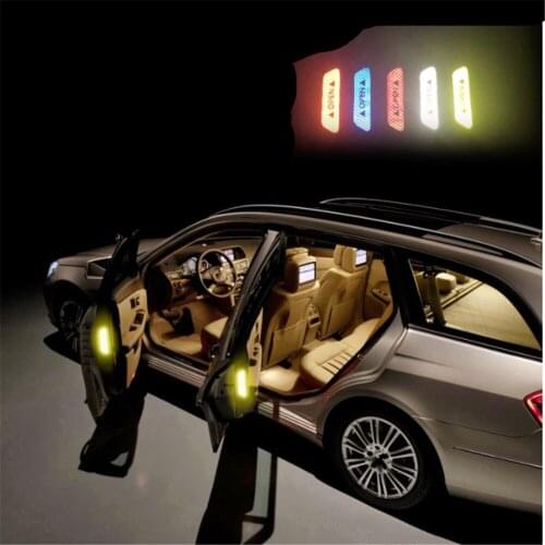 4pcs car door reflective stickers for Mercedes-Benz C-CLASS 2007 1993 A E 2009 2002 2004 1997