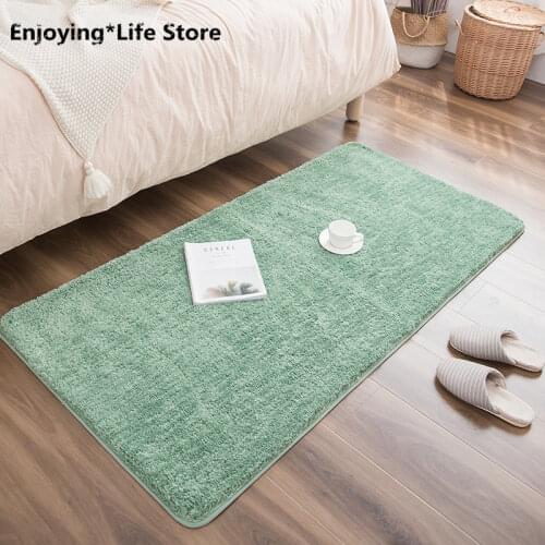 Fleece Fabric Bedroom Carpet Bathroom Toilet Antislip Mat Home Door Mat Rugs and Carpets for Home Living Room
