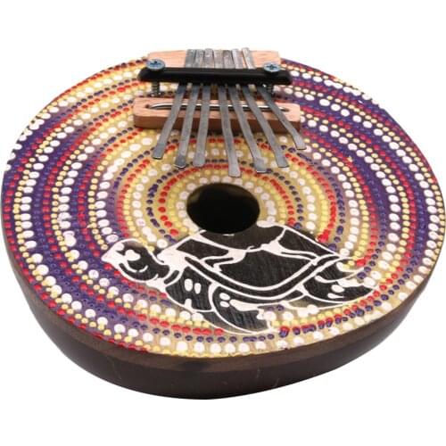 Coconut Shell Beginner Retro Seven-tone Thumb Piano Kalimba Musical Instrument