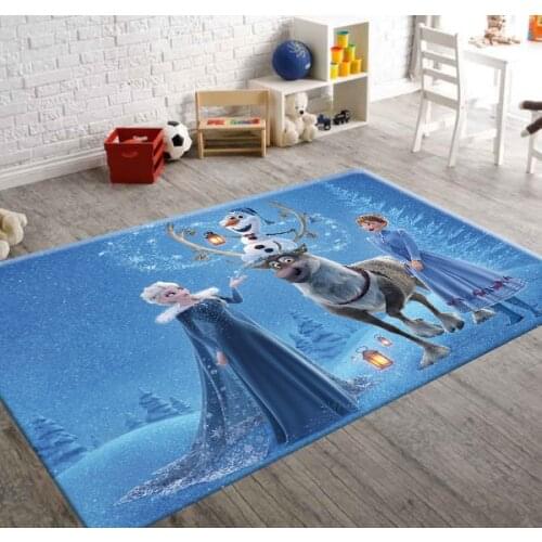 Elsa And Anna 12 Patterned Carpet ,Non Slip Floor Carpet,Teens Carpet,Turkish Rug