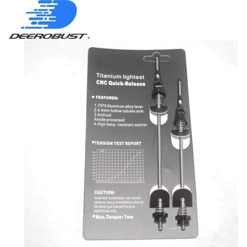 Buy One Get One Free!! Titanium Ti Skewers Road Bike 100/130mm Bicycle Quick Release Lightest 48g/pair Red Black