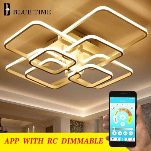 Modern Led Chandelier for Living Room Dining Room Bedroom Led Lustres Ceiling Chandelier Lighting Fixtures 110V 220V Luminaires
