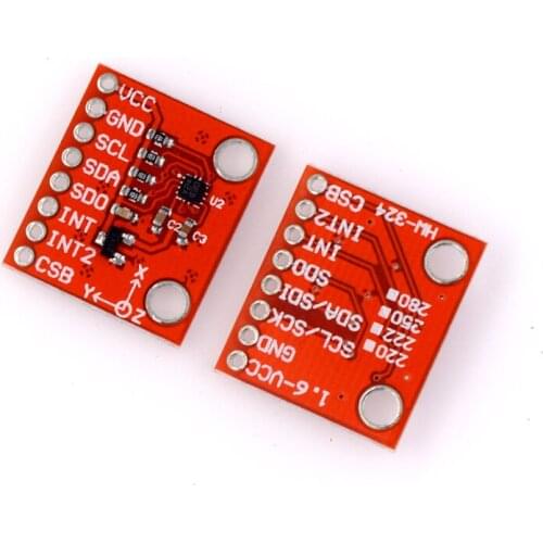 BMA220 BMA250E BMA280 Three Shaft Gravity Sensor BMA222 Small Three Axis Low G Acceleration Sensor Module Development Board