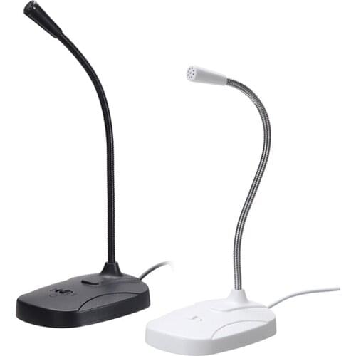 New Arrival 3.5mm Jack Office Meeting Notebook Voice Microphone Portable Flexible Laptop Desktop Microphones