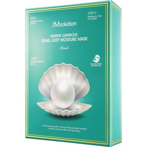 Original Jmsolution Marine Luminous Pearl Deep Moisture Mask 10 pcs