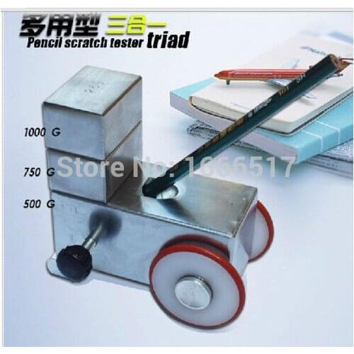 Free ship new 3 in 1 Portable Pencil Hardness Tester Meter Durometer 500g 750g 1000g QHQ-A BRAND NEW RH
