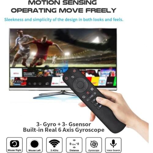 G50S Wireless Fly Air Mouse Gyroscope 2.4G Smart Voice Remote Control For G50 X96 Mini H96 MAX X3 PRO G20S G30 Android TV Box