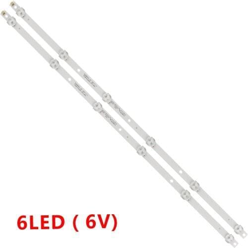 LED backlight strip 6 lamp for HUGO 32inch K320WDC1 A2 4708-K32WDC-A2113N01 TX-32ER250ZZ K320WDC2B 4708-K320WD-A2113N11 585mm 6V
