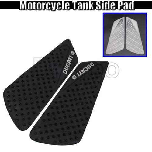 Motorcycle Protector Anti Slip Tank Pad Stickers Gas Knee Grip Traction Side Decal Cover For Ducati 848 EVO 1098 1198 S
