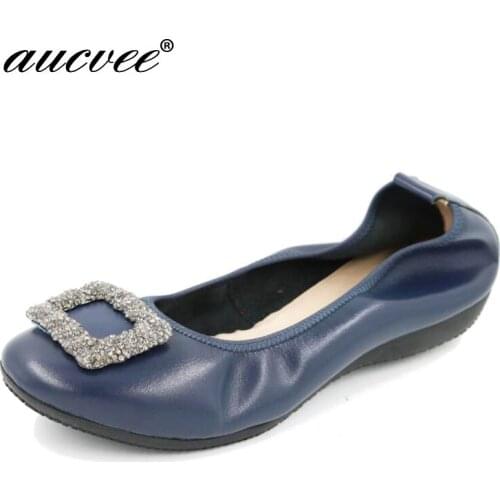 6 Color Womens Velvet Square Rhinestone Buckle Slip-on Comfort Flats Brand Design Round Toe Female Footwear Spring New Shoes