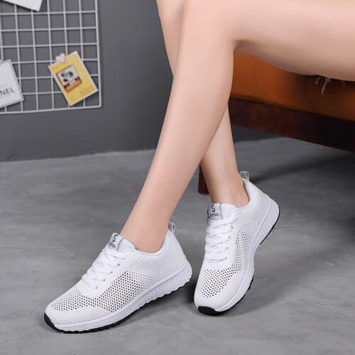 Tenis Feminino Women Tennis Shoes 2020 Brand New Female Jogging Sport Shoes Trainers Outdoor Soft Comfy Sneakers Tenis Blancos 1