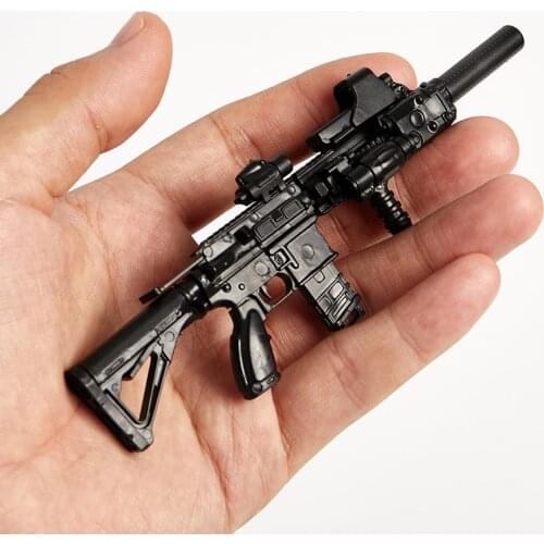 1:6 PUBG HK416 Gun Model Assembling Puzzles Building Bricks For Action Figure