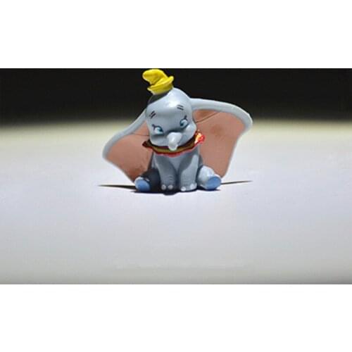 10 pieces/lot=1set mini 2.5cm pvc The elephant doll Furnishing articles toys