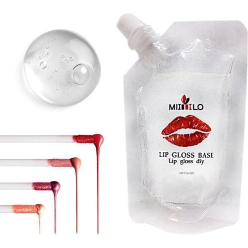 200 ml Moisturize Lip Gloss Base Oil Material Lip Makeup Non-Stick Lip Gloss Base For DIY Handmade Lip Balms Lipstick Primer