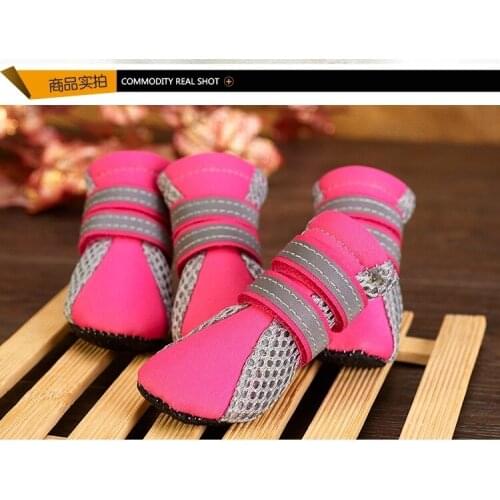2018 fashion new style dogs pets shoes Dog Puppy Pet Stylish Mesh Breathable Boots Cozy Sneakers Sport Boots Shoes