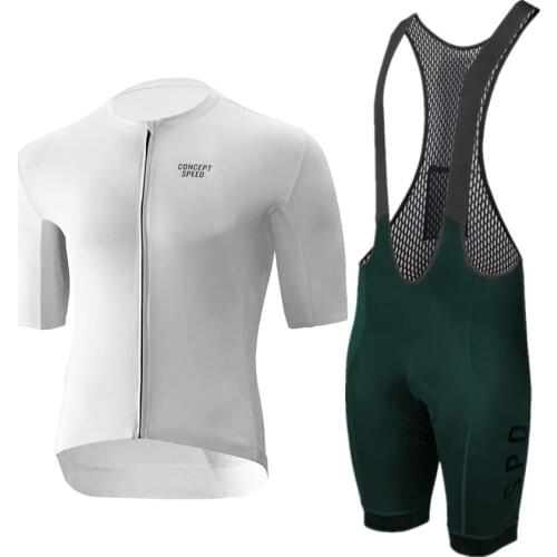 2021 Concept Speed Cycling Jersey Sets Short Sleeve Outdoor Road Bike Equipment Pro Team Racing Clothing Maillot Ciclismo Hombre