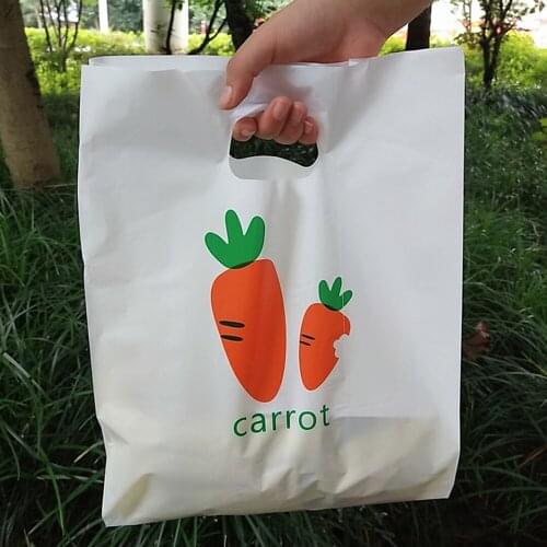 50pcs Merchandise Shopping Bags With Handle Christmas Wedding Party Candy Cake Wrapping Bags Packaging For Retail Boutiques