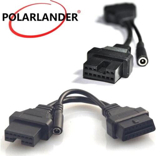 AUTO Diagnostic cable for Mitsubishi 12pin to 16pin OBD2 cable Service Connector car Diagnostic adapter Fit For Mitsubishi