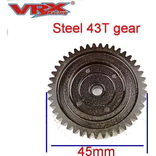 VRX 10999 Steel 43T gear for VRX Racing RH817 RH818 Cobra Truck rc car Upgrade parts remote contol Toys car accessories