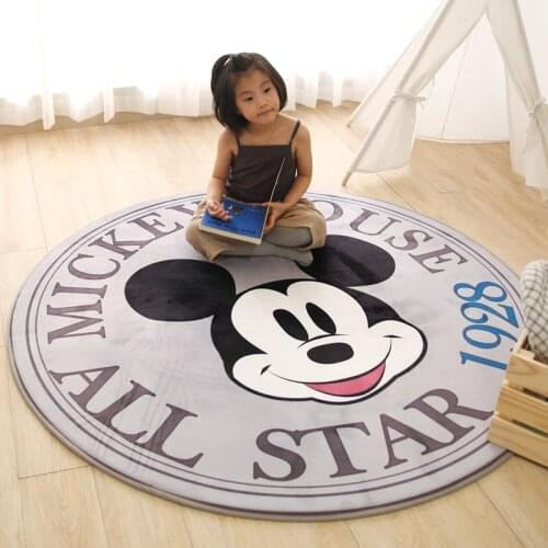 Disney Mickey Minnie Mouse Rug Child Baby Crawling Game Mat Carpet Indoor Welcome Soft Four Season children Mat blanket gift