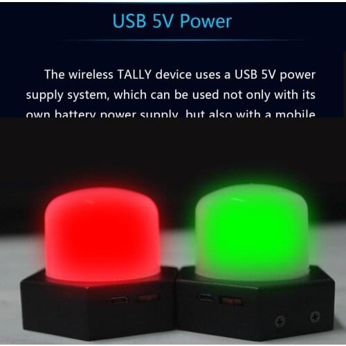 DeviceWell TALLY MD1010-MD1011 wireless tally set traffic light indicater wireless transmission for devicewell hds7105 7105
