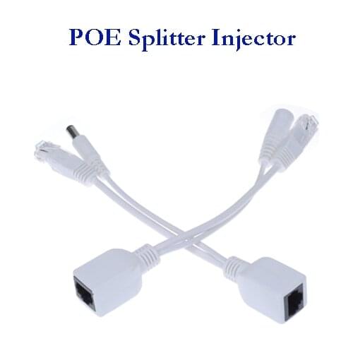 Tape screened POE Cable, POE Adapter cable, POE Splitter Injector Power supply module 12-48v synthesizer separator combiner