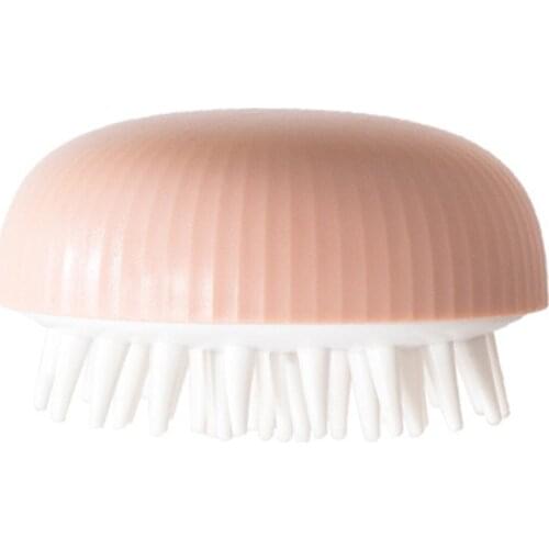 Comb Handheld 3 Colors Silicone Scalp Shampoo Massage Brush Washing Comb Shower Head Hair Mini Head Massage Wide Tooth TK