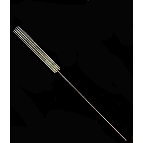100Pcs 7F Tattoo needles for Permanent Makeup Machine Microblading Needle Pins for Eyebrow Eyeliner Lips Suitable for Needle Tip