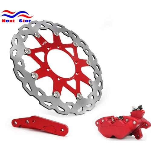 Motorcycle Floating Brake disc & bracket Brake Caliper Adaptor Calipe kit For HONDA CRF250X CRF250R CR250R CRF450R CRF450X CR125