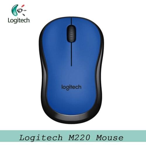 Original Logitech M220 Wireless Gaming Mouse High-Quality Optical Ergonomic PC Game Mouse Support Office Test for Mac OS/Window