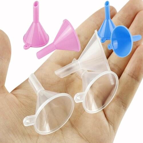 10pcs/pack Mini Plastic Separating Funnel Tool For Women Perfume Mascara Gadget Liquid Cosmetics Refillable Bottles Accessories