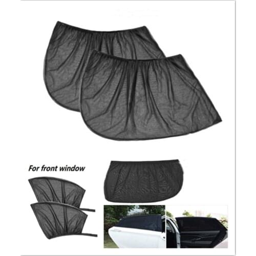 2pcs Car Sun Shade Styling Accessories Auto UV Protect Curtain Side Window Sunshade Mesh Sun Visor Protection Films roller blind