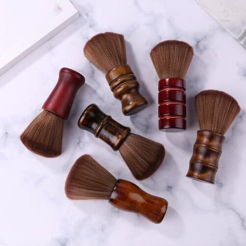 Salon Styling Barber Hair Brush Sweeping Brushes Duster Portable Face Neck Hair Removal Hairdressing Safety Elements