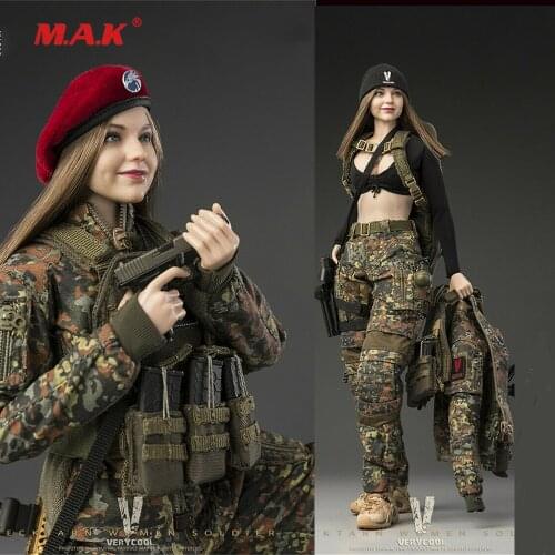 VERYCOOL VCF-2050 1/6 Deban Camouflage Female Soldier KERR Movable full set action figure Model for collection