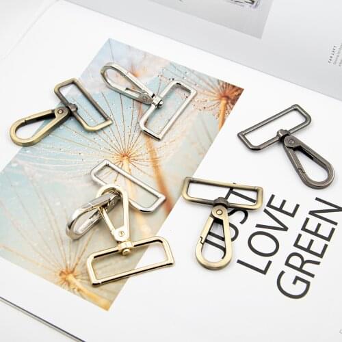 5pcs Swivel Lobster Clasps Buckle Handbag Purse Shoulder Strap Clasp Clip Trigger Buckle Key Chain Key Ring Dog Chain Hooks