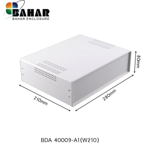 Iron junction box custom desktop enclosure Iron electronic project box 280*80*210mm housing pcb diy design instrument case