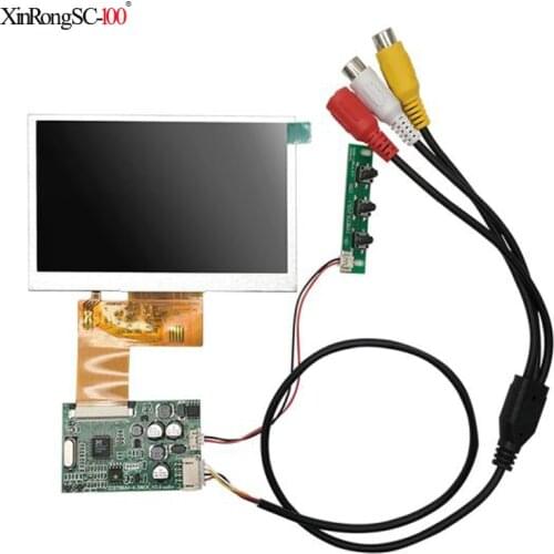 4.3 inch TFT LCD display 480(RGB)*272 resolution standard prodcut AV Driver Board Projection monitoring car navigation