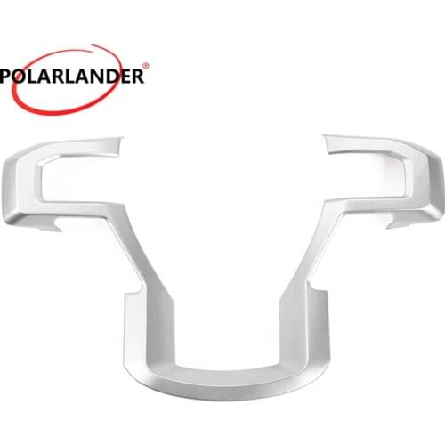 Steering Wheel Bezel Decorative Trim For 2015 2016 2017 Ford F150 F250 F350 Super Duty 6 Colors Carbon Fiber Grain Fashion 1 PC