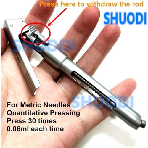 1 piece Dental INTRALIGAMENTAL SYRINGE PEN STYLE ASPIRATING DENTAL INSTRUMENTS 1.8ML Curved tip