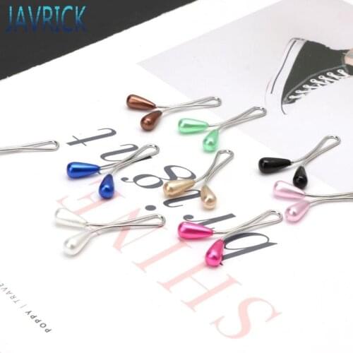12Pcs Muslim Hijab Scarf Cardigan Shawl Safety Pins Clips Pearl Brooch Jewelry F3MD