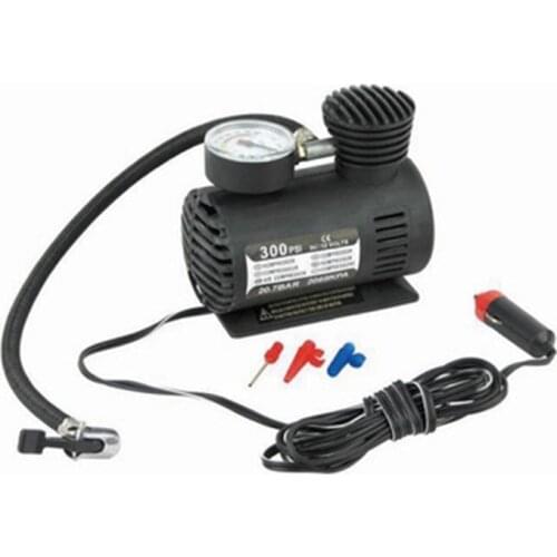 12V Mini Air Compressor for Car 300 PSI Inflatable Moto Pump bomba de air Bike Tyre Inflator Pump Cigarette Lighter