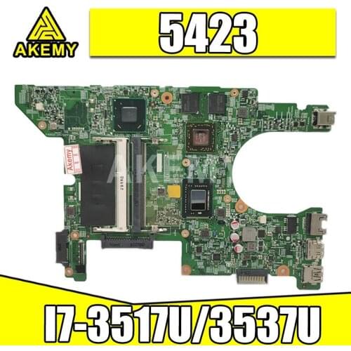 Akemy 11289-1 Laptop motherboard for Dell Inspiron 14z 5423 original mainboard I7-3517U/3537U AMD HD7570M