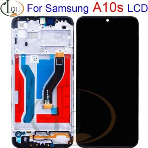 For Samsung galaxy A10s lcd Digitizer A107/DS A107F A107FD A107M Display with frame Touch Screen Digitizer For Samsung A10S lcd