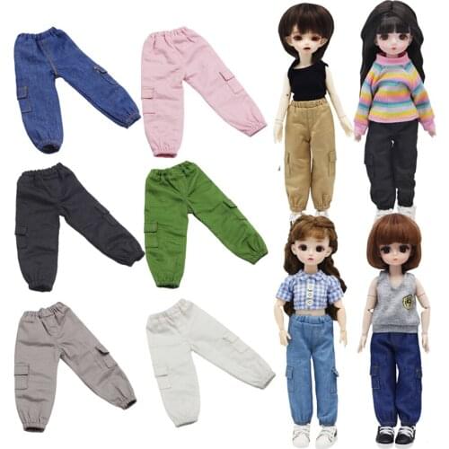 1/6 BJD Clothes Long Pants with Pocket is Suitable for 30cm BJD Dolls Jeans Toy Clothing Accessories Gift for Girls
