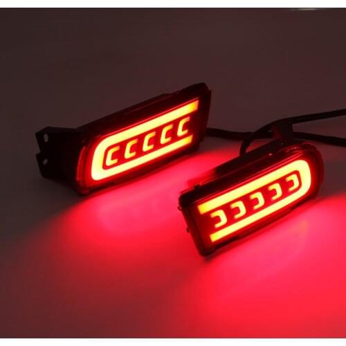 For Toyota LAND CRUISER PRADO LC150 2010-2018 2019 2020 Rear Brake Bumper Reflector Stop Warning Fog Light 2PCS Car Accessories