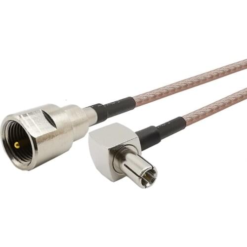 FME Male To TS9 Male Right Angle Connector RG316 Cable Pigtail FME to TS9 Male Plug Adapter For HUAWEI Network Card